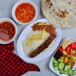 1 Shish Kebab On Rice