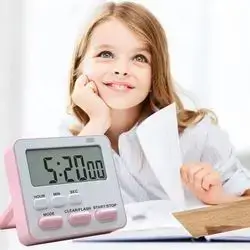 TIMER Electronic Calculaator pink