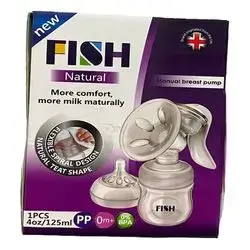 Fish Natural Manual Breast Pump 125Ml