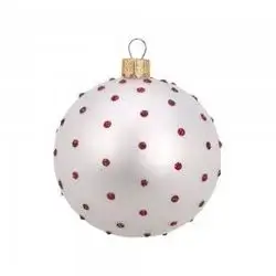 Koopman Xmas Ball 100Mm With Dots 2Ass