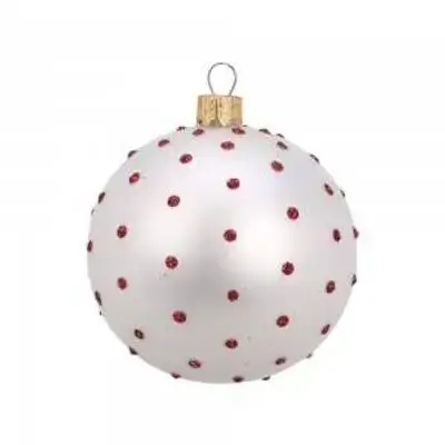 Koopman Xmas Ball 100Mm With Dots 2Ass