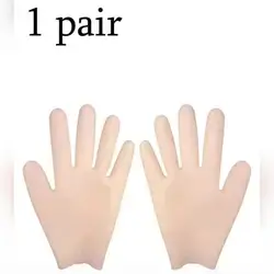 2pcs Silicone Hand Moisturizing And Soothing Gloves
