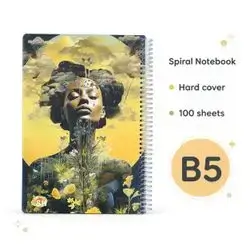 Hardcover Spiral Notebook – B5 | 100 Sheets
