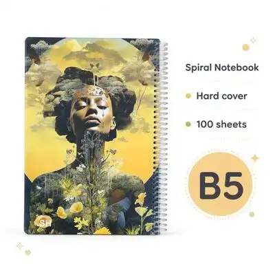 Hardcover Spiral Notebook – B5 | 100 Sheets