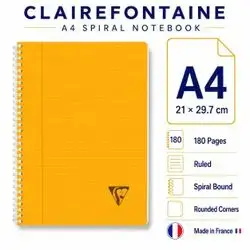 Notebook,french , A4 Size,180 pages.