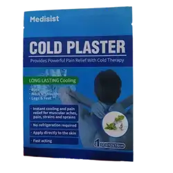 Cold Plaster LONG LASTING Cooling 1 pc 12x18 _ Medisist