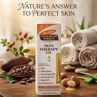 Palmer's Cocoa Butter Formula with Vitamin E Skin Therapy Oil with Pure Argan Oil (150ml)