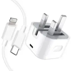 iPhone charger adapter USB-C (PD) 35W + Cable Type C to Lightning