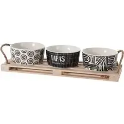 Servıng Set On Pallet Set 4Pcs