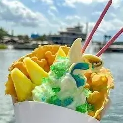 Pineapple Bubble Waffle