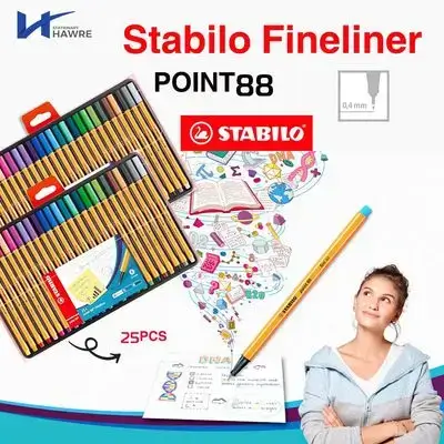 STABILO Fine Liner 25 Colors