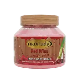 Max Lady Red Wine Face & Body Scrub 300ml _ ISABELLA