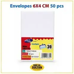 Envelopes white ,16x11cm,50pcs