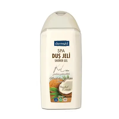 Dermokil Coconut Scented Moisturizing Shower Gel for All Skin Types 500 ml