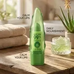 May Aloe Vera 99% Soothing Gel Lip Stick.