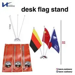 Desk flag stand 