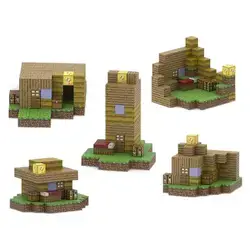 Minecraft Magnetic Building Ranch Cottage T084 (100pcs + 3 Free Plush Toys)