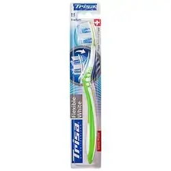 Trisa Toothbrush Flexible White Medium 1 Pcs