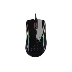 Glorious Model D- (Minus) Wired Ergonomic Gaming Mouse – Glossy Black