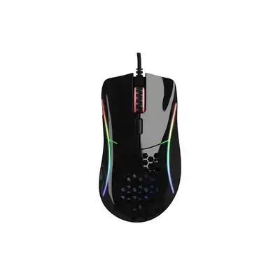 Glorious Model D- (Minus) Wired Ergonomic Gaming Mouse – Glossy Black