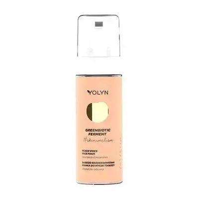 yolyn - peach vibes face foam