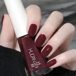 KUDAN 10ml Water-Based Nail Polish - 21 Burgundy 