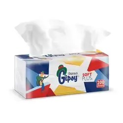 Gipsy Sanita Facial Tissues, 200 Sheets 2ply