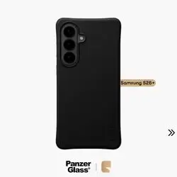 CARE by PanzerGlass SAMBA Case 100% Recycled TPU & Qi Wireless Charging Support for Samsung S26+ - Black