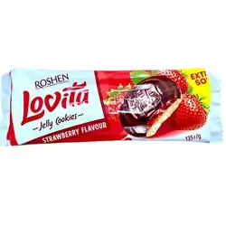 Luvita Biscuit Strawberry Filling 135 g