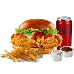 Cajun Ranchy Burger Menu