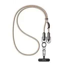 MCDODO NECK PHONE LANYARD CROSSBODY INSERT WHITE IPHONE CABLE