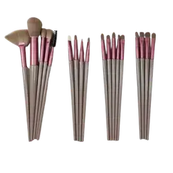 Makeup Brushes Set Purple 20 Pcs