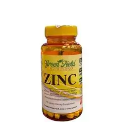 zinc 25mg (100 tablet) green field