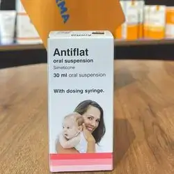 antiflat oral suspention simeticone 30ml with dosing syringe
