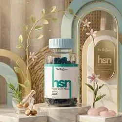 BellaZeen hsn (Hair Skin Nail) 60 Gummies