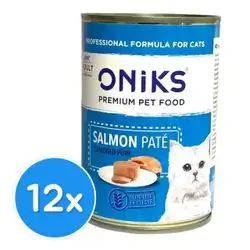 Oniks adult salmon pate 400gx12