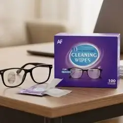 AF Pre-Moistened Cleaning Wipes for Glasses – 100 Wipes.