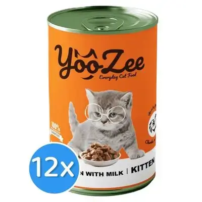 YooZee Kitten Chicken & Milk 12x