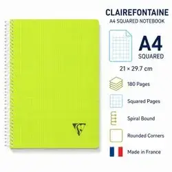 Clairefontaine A4 Grid Notebook – 90 Sheets – 90 gsm