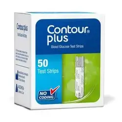 Contour Plus Blood Glucose Test Strips – 50 Strips