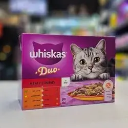 Whiskas For Adult Duo Mix Tasty In Jelly 12Pcs