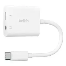 Belkin Adapter Type-c to Aux 3.5mm - White