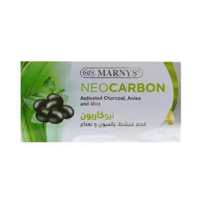 Neocarbon with Activated Charcoal, Anise and Mint 30 Capsules _ MARNYS