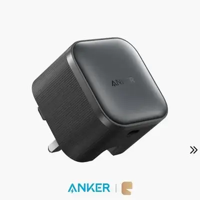 Anker Nano 45W GaN Fast Charger Ultra-Compact USB-C Wall Charger with ActiveShield 2.0 - Black
