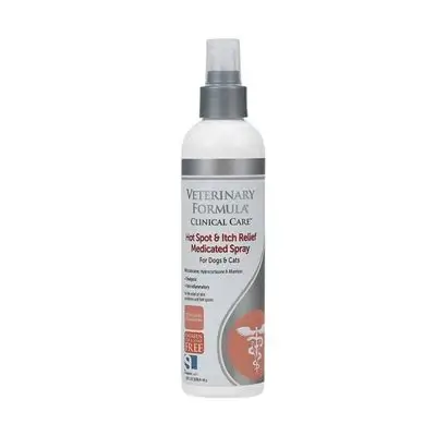 Veterinary Clinical care Hot spot & itch Relief Medicated spray 236.6ml