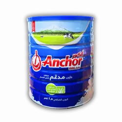Anchor Full Cream Milk, 2.5 kg can