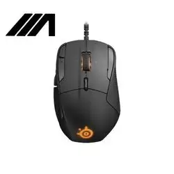 SteelSeries Rival 500 MMO/MOBA 15-Button Programmable Gaming Mouse - 16,000 CPI, Black