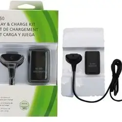 Replacement For X-BOX 360 Play & Charge Kit