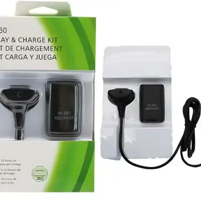 Replacement For X-BOX 360 Play & Charge Kit