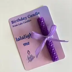 Birthday Candle (Purple)